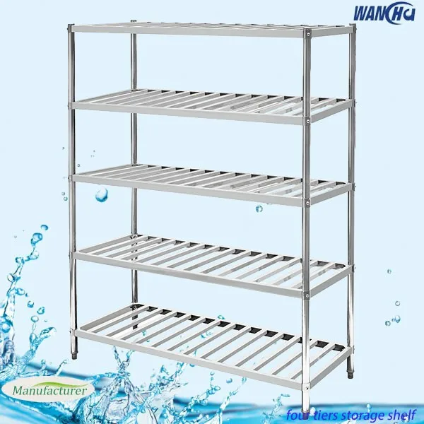 Commercial Kitchen Plastic Steel Cold Room Storage Rack for Restaurant -  China Stainless Steel Kitchen Display Shelves and Stainless Steel Storage  Rack Kitchen Rack Shelf price