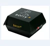 Food Grade Kraft Paper Corrugated Cardboard Folding Burger Box