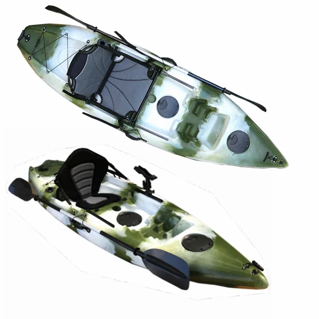 

LLDPE Plastic 8.5 ft Canoe China Kayak Sit On Top Boat, Camo;red;yellow;blue;green;black;white;yellow mixed green......