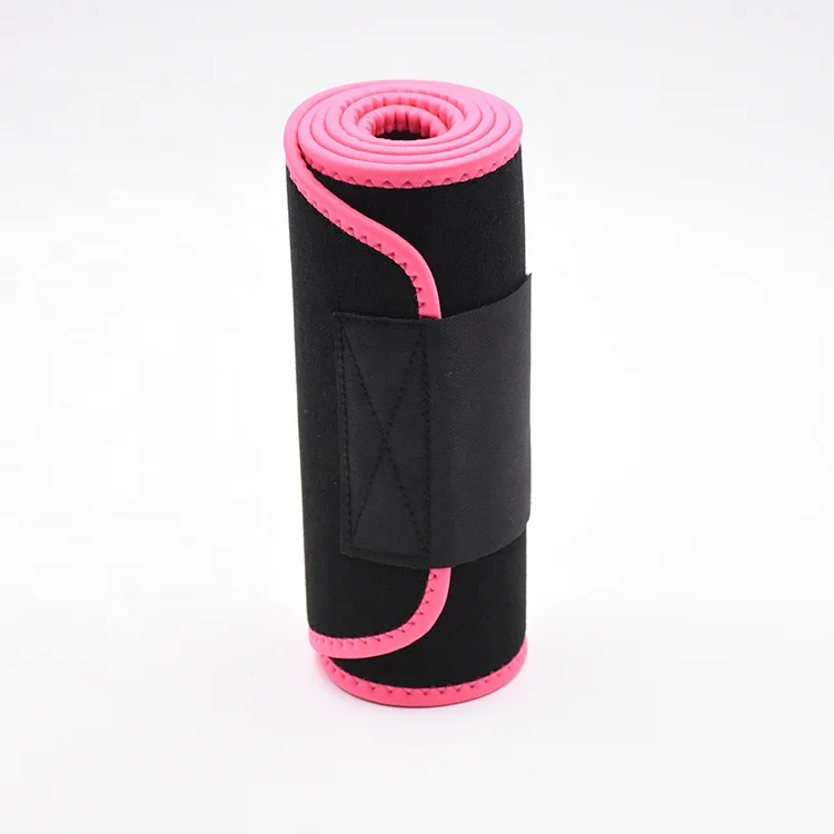 

Factory custom quality sports waist sweat belt premium neoprene waist trainer belt, Yellow/black/rose red/dark blue