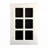 PVC foiled glass kitchen cabinet doors and fronts