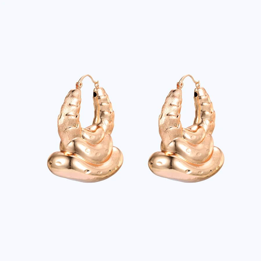 

96923 xuping latest designs trend fashion copper alloy hoop earring for girls