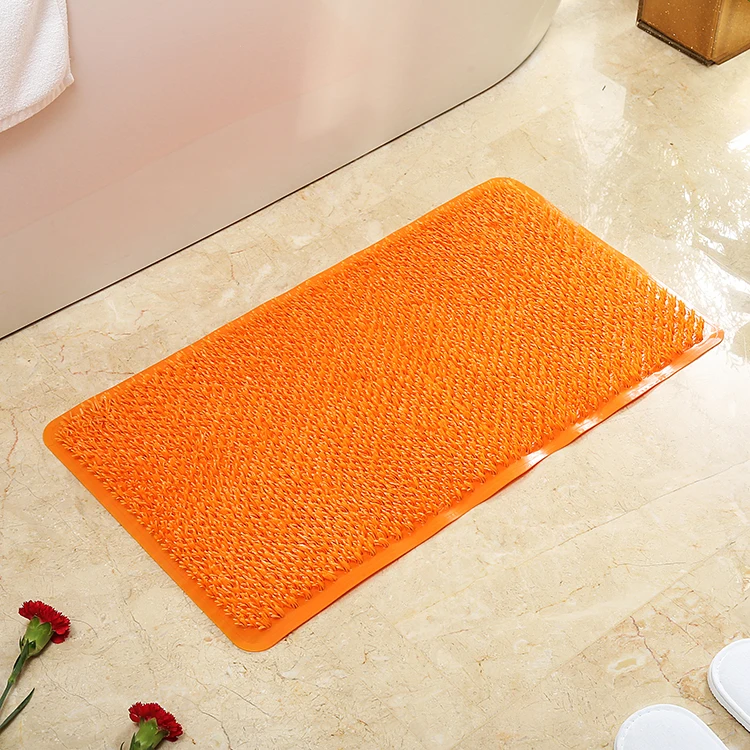 Good Quality Square Shape Home Use Relax Pvc Grass Bath Mat Buy