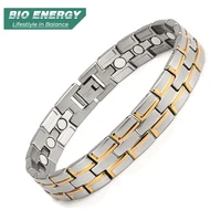 

Ionic Power Band Tourmaline custom Titanium magnetic energy bracelet