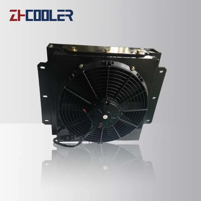 12v / 24v Dc Hydraulic Oil Cooler With Fan Heat Exchanger Buy