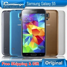 Original Unlocked Samsung Galaxy S5 i9600 LTE WCDMA 2GB RAM 16GB ROM G900F 16MP Camera Quad Core 5.1″ Inch Cell Phone in stock