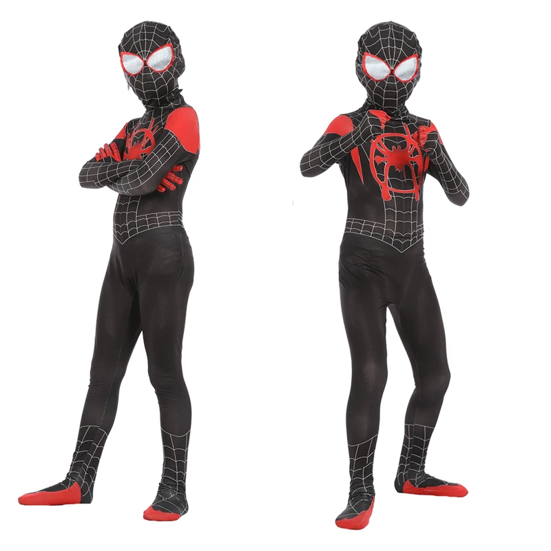 high quality spiderman clothing miles morales costume for kids