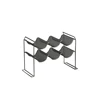 Mayco new design wine holder,customized wholesale mesh metal tabletop wine rack