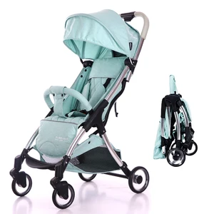 China factory parent push flashing wheels lightweight magic folding baby strollers wholesale