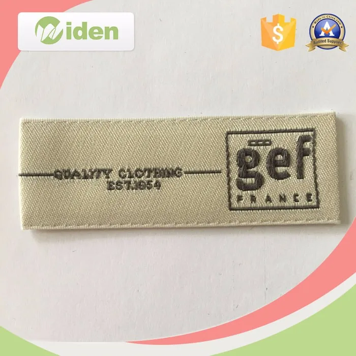 Sample Product Clothing Tags Main Label for Clothing