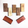 Mobile Phone Original Wood Flip PU Leather Wooden Case for iPhone 7 for iPhone 8