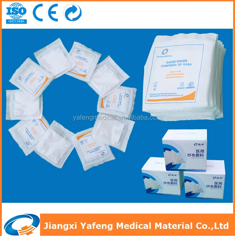 Sterile gauze swab 100pcs per box