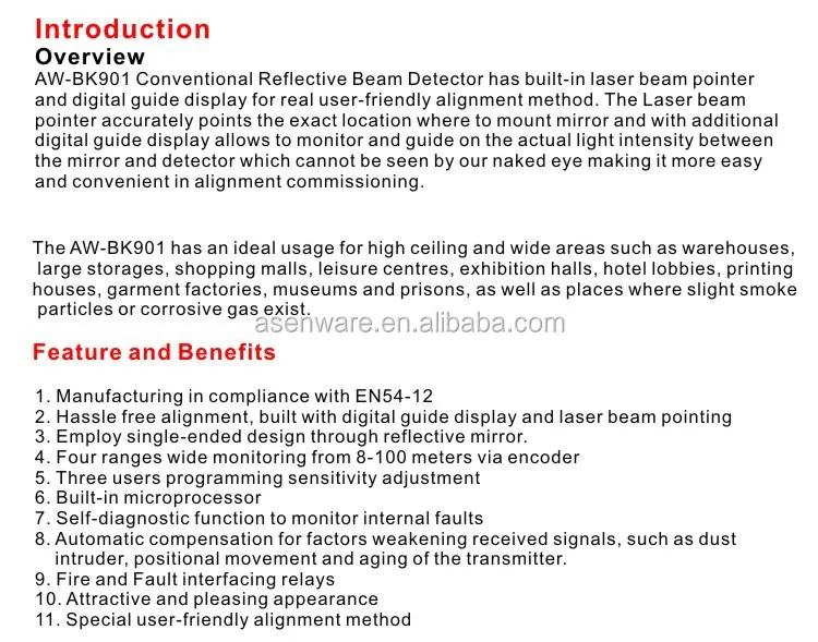 Smoke Infrared Beam Detector