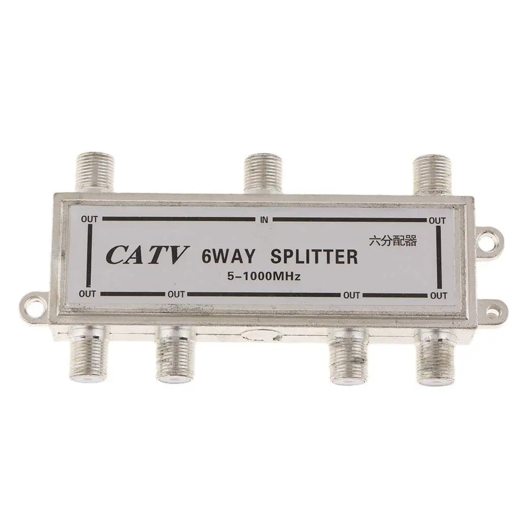 Buy Flameer 1 Piece 6 Way Coaxial Cable Splitter (Coaxial Splitter/TV