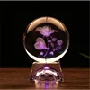 Clear K9 Crystal Galaxy Ball Personalized Custom Laser Engraving Crystal Ball for Decoration Souvenir