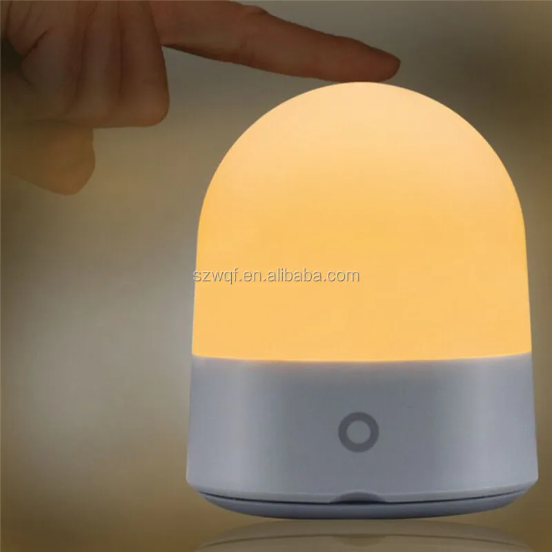 Rechargeable Camping Lantern Hanging Pendent Bulb Shaped Kids Baby Mini Led Night Light with Hook
