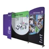 Hot Sale Trade Show Fashionable Display Exhibition Display racks advertising fabric shelf