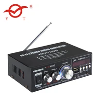 

Hot! YT-699D small home HiFi stereo audio amplifier 180w+180w with USB/SD/FM/Bluetooth/LED Display
