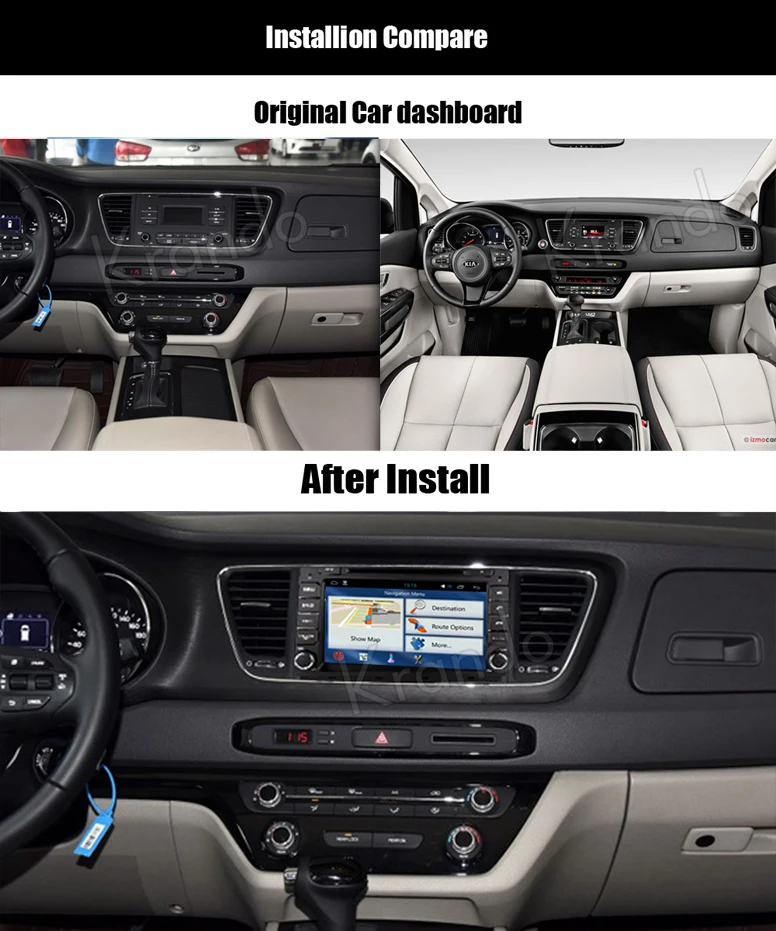 Krando Android 7 1 8 Car Navigation Gps For Kia Carnival 2015