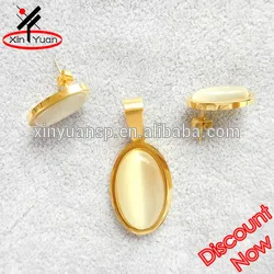 gold plated jewelry set
