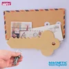 Simple Design Decorative Item Key Shape Wall Mounted and Door Mounted Plastic Magnetic Key Holder
