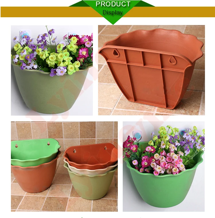 Vertical Garden Planter Artificial Plastic Wall Hanging Flower Pots