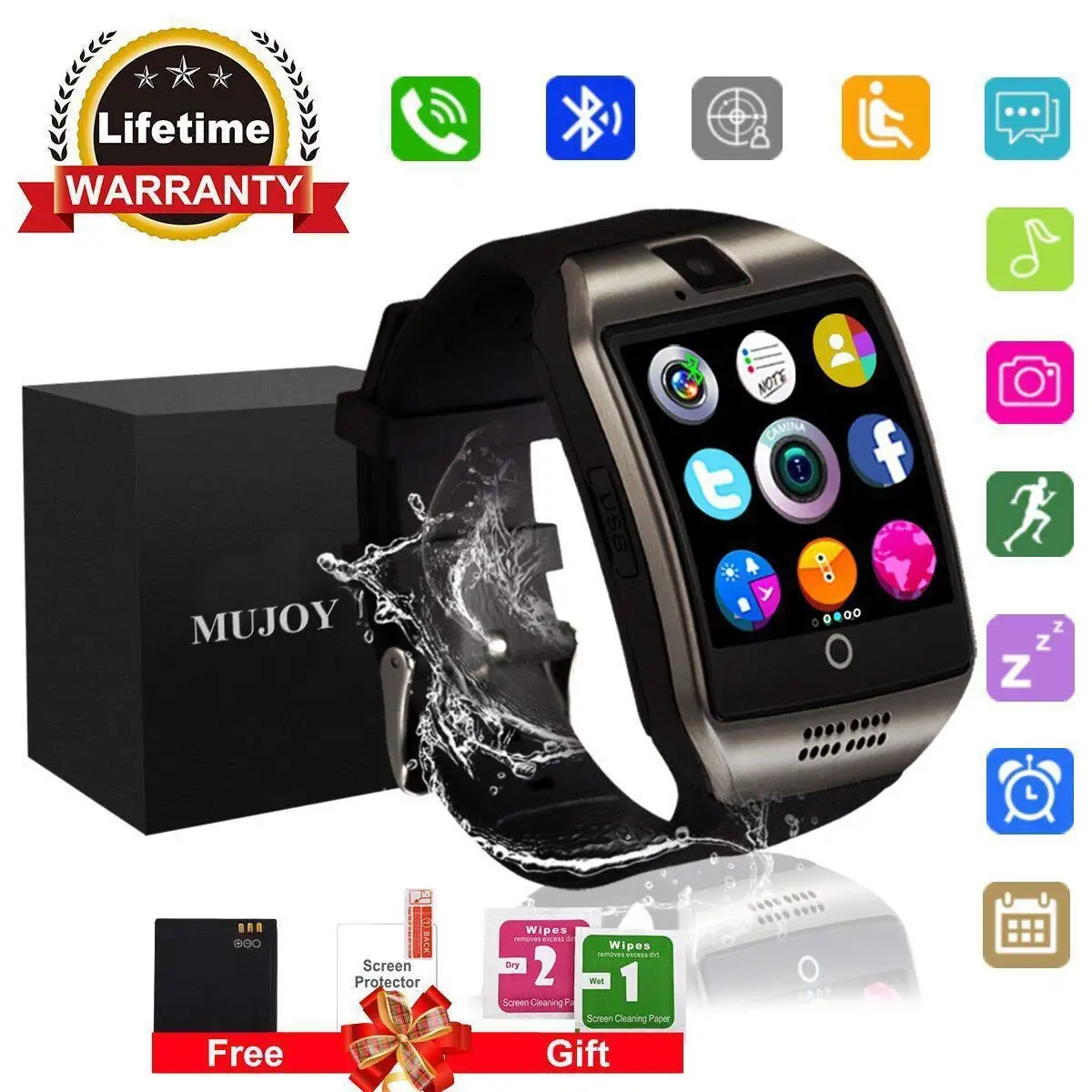 Buy MUJOY Smart Watch for Android Phones, Bluetooth Smartwatch ...