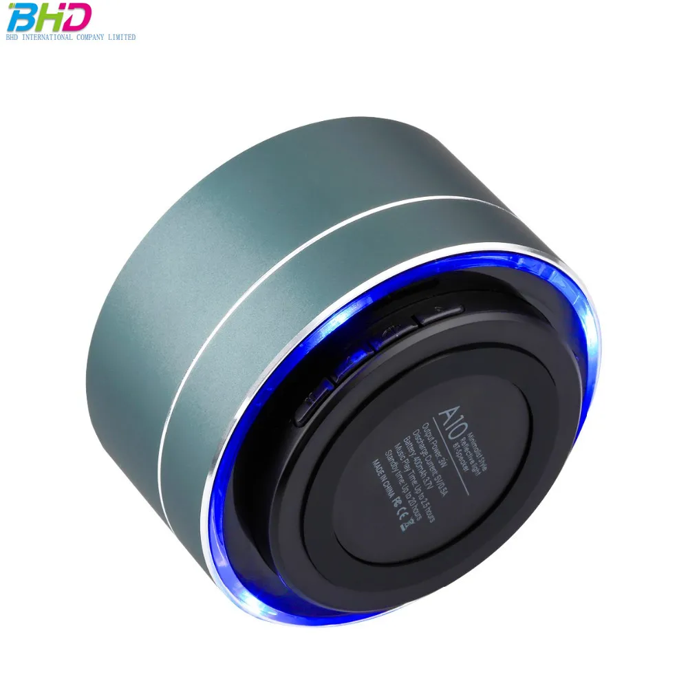 

outdoor portable colorful led speakers wholesale waterproof bluetooth Wireless stereo Speaker Outdoor With LED Light, Black;white;blue;red;also led changeable color