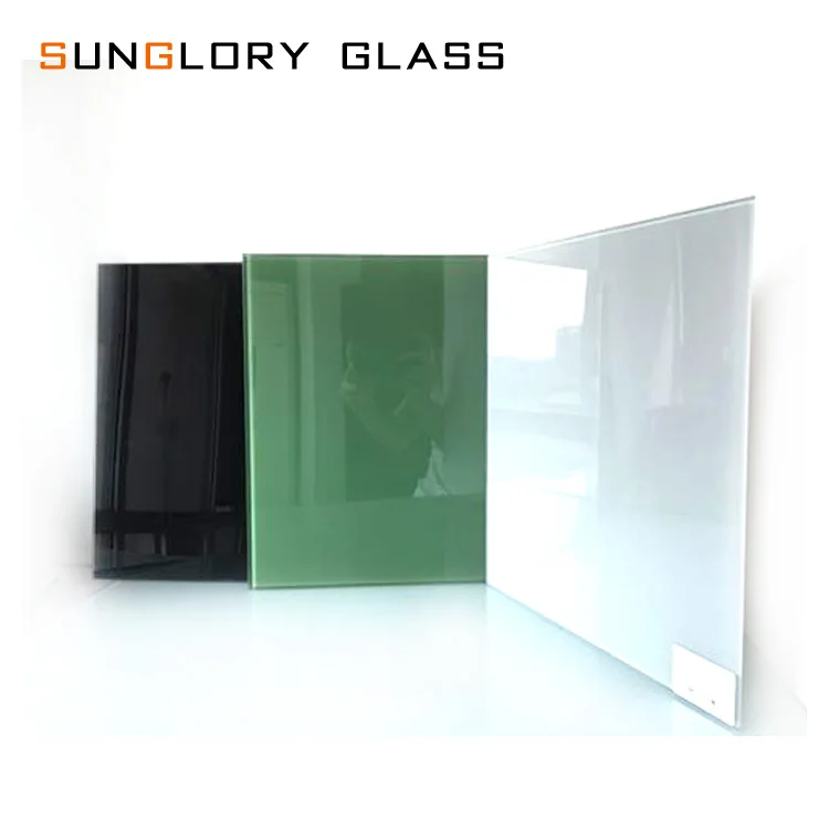 Blue Green Yellow Purple Orange White Black Tinted Tempered Glass