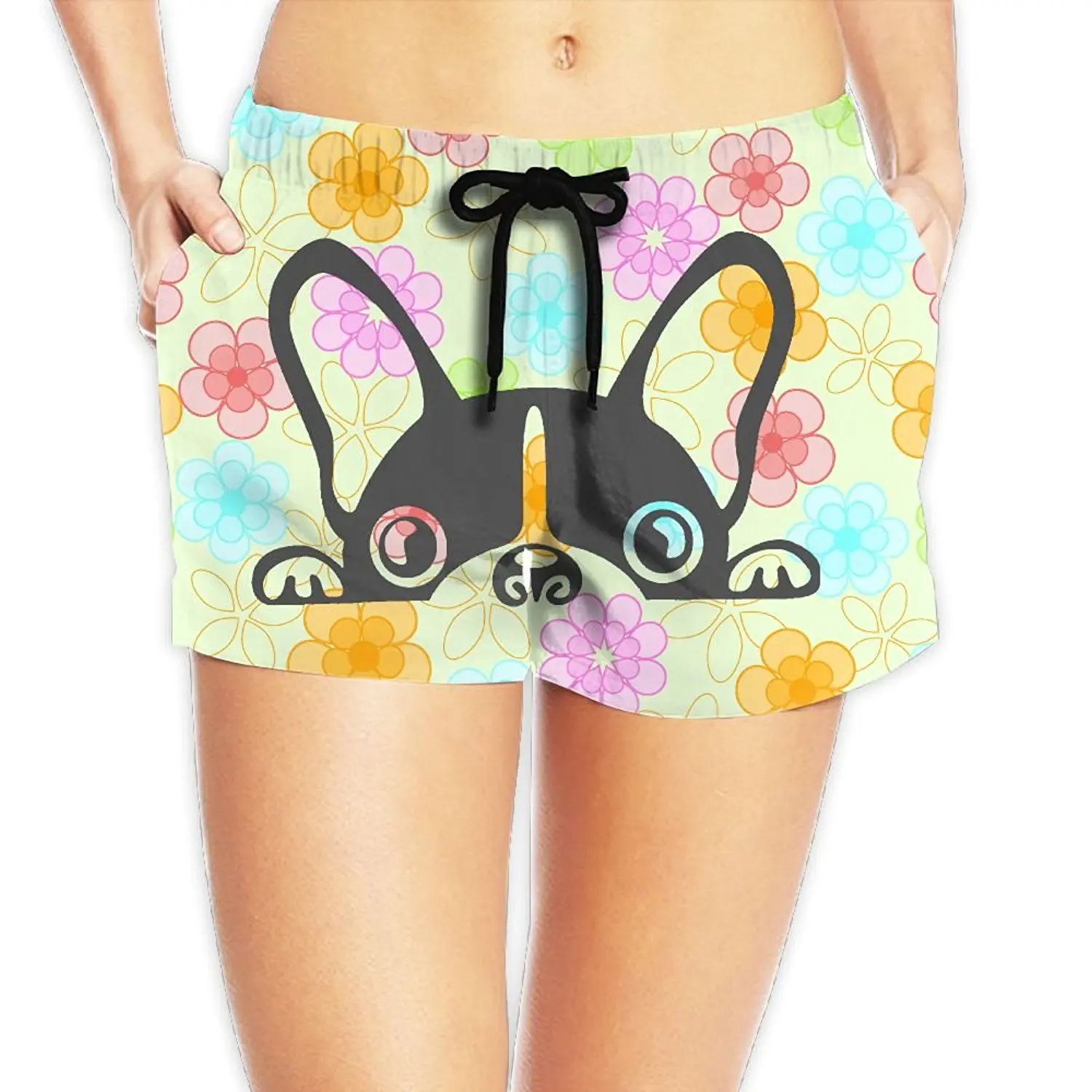 Buy Cute Baby French Bulldog Womens Quick Dry Swim Trunks Hawaiian Shorts Casual Swimsuits In Cheap Price On Alibaba Com