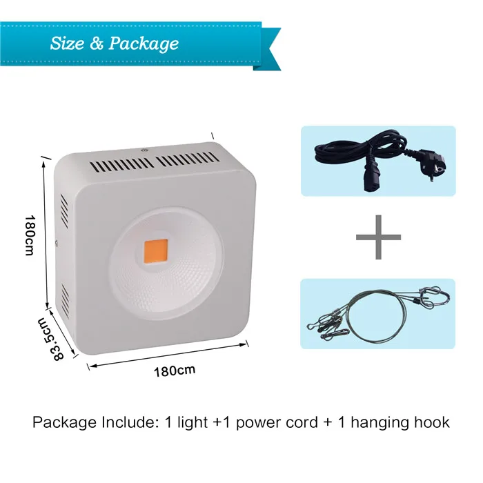200 W Cob Integrado Com Projeto Do Copo Refletor Levou