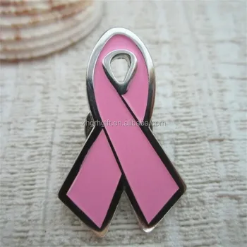 Wholesale Breast Cancer Awareness Red Pink Ribbon Lapel ...