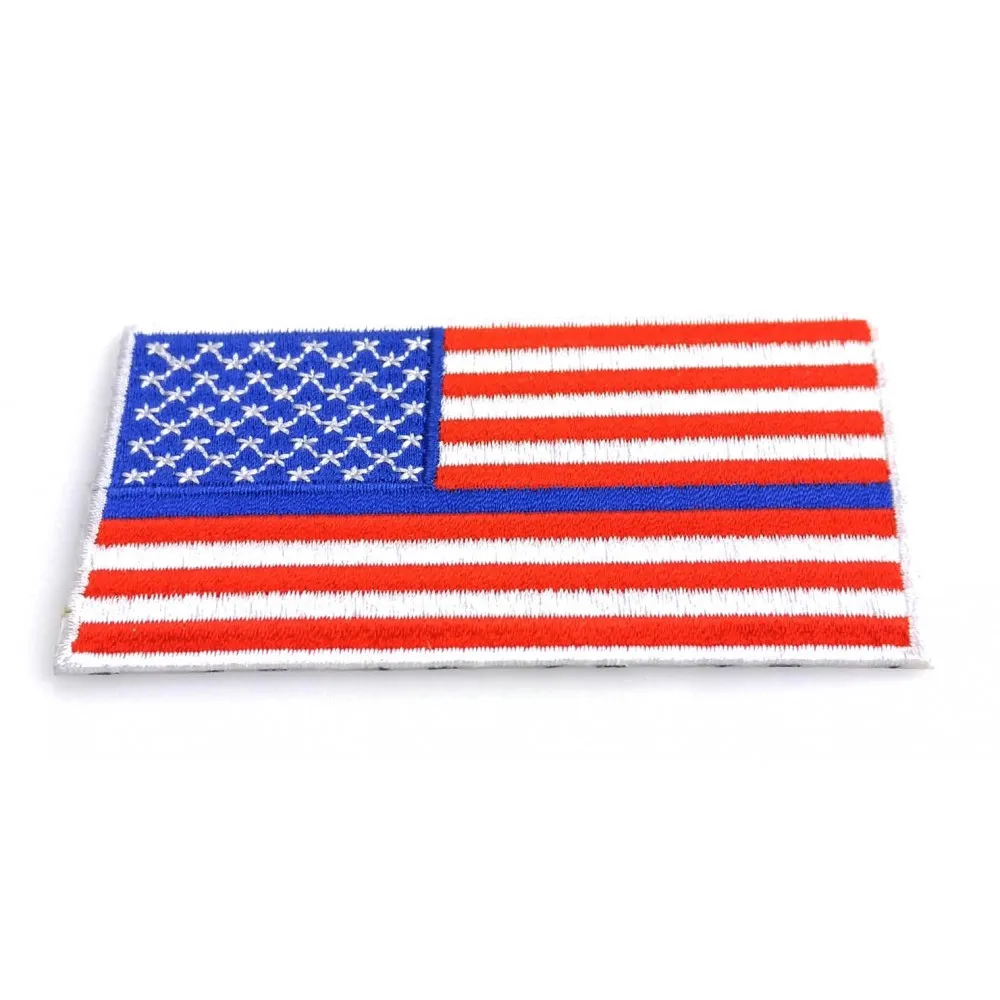 Thin Blue Line American Flag Embroidery Patches Badges