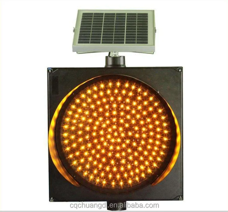 
Factory traffic light yellow amber road light solar fog light 