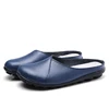 Women's Mules Slip-on Shoes Leather Clogs Flats Wallking Loafers
