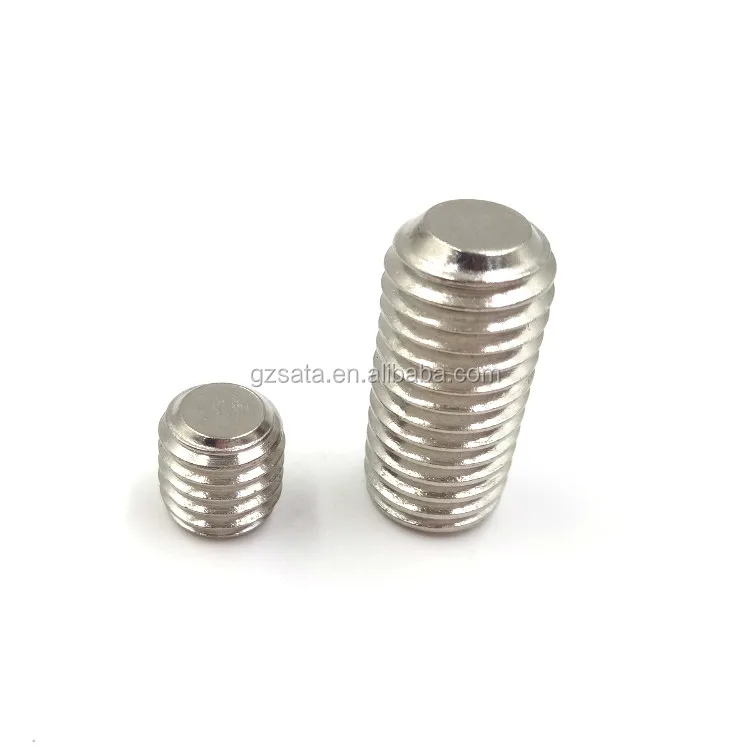
Hex Socket Allen Drive Grub Screws & Headless Screws & Set Screws with Flat Point 
