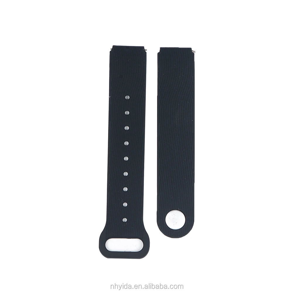 

Replacement silicone rubber wrist watch strap for Huawei watch band Talk Band B3, Solid colors and oem design welcome