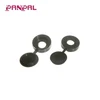 Plastic screw cap cup washer hinged cover black for No. 6 & 8 screws