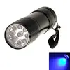 LED Ultra Flashlight/Blacklight, 12 LED 395nm, 3 AAA Batteries Included, Find Stains on Clothes, Carpet or Rugs
