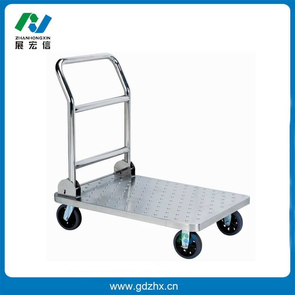 Hotel Supplies Wholesale Steel Luggage Trolley Luggage Cart for Hotel