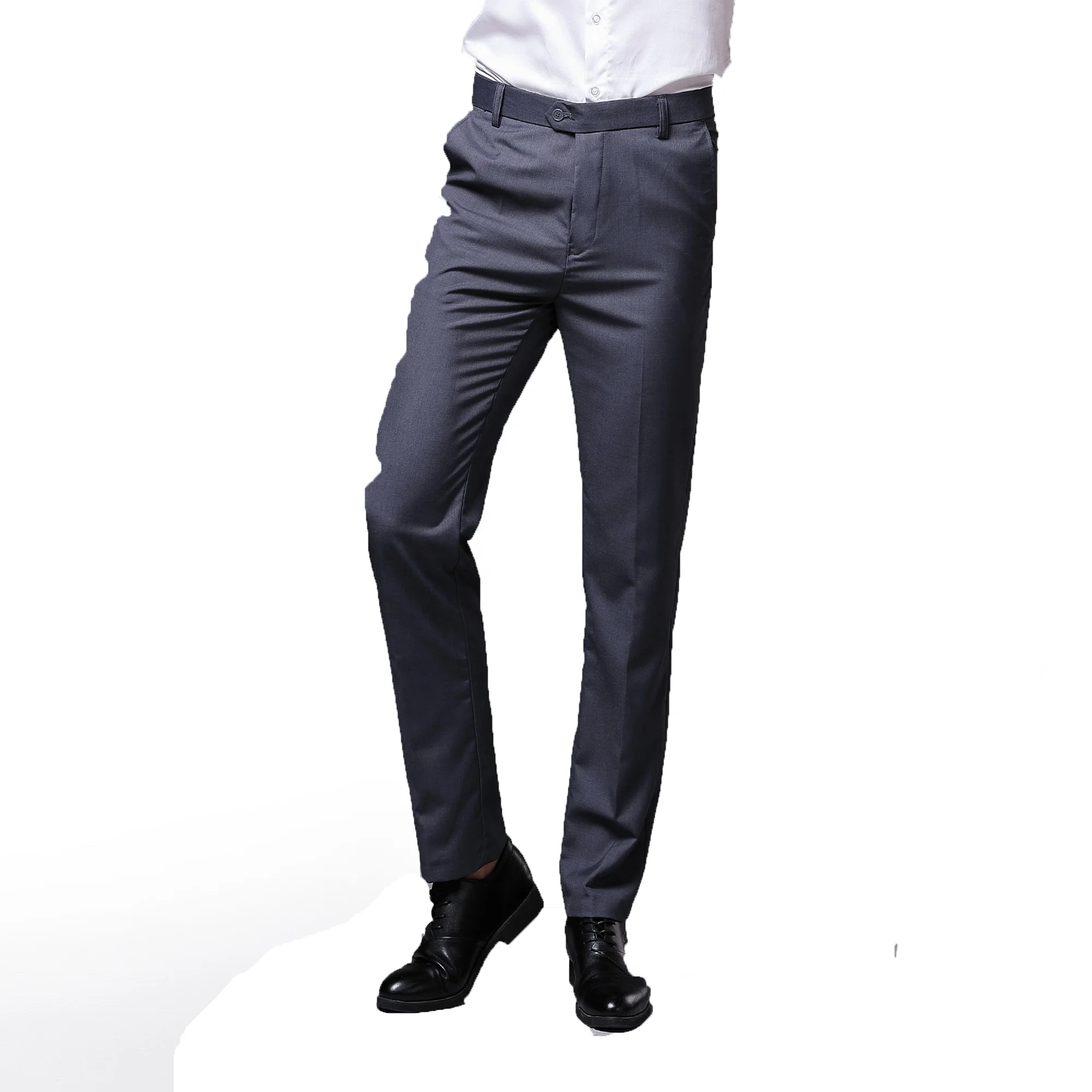 

In-Stock Italy Designer Wholesale Grey Trousers Suit Pants Men Slim Fit Suit Pants, Black;grey;navy;red