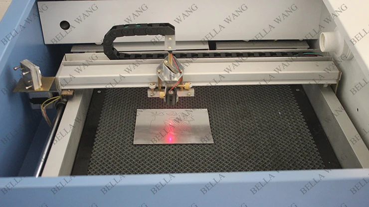 Mini Rubber Stamp Making Machine Laser Cutting Engraving Machine 250*250mm