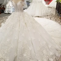 

LS691009 Jancember real off shoulder elegant white bling wedding dresses ball gown