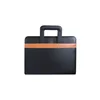 Zip Around Document Bag 2 Ring Binder A4 Business Padfolio with Handle