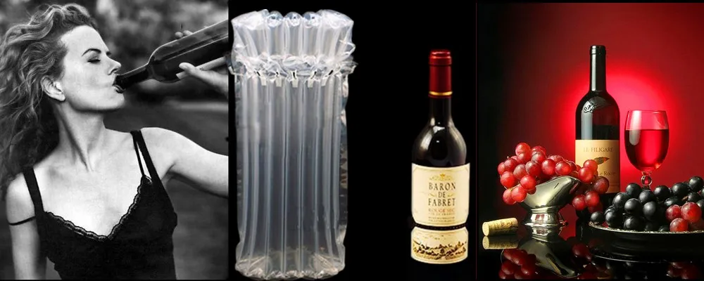 red wine air column bag another one photo