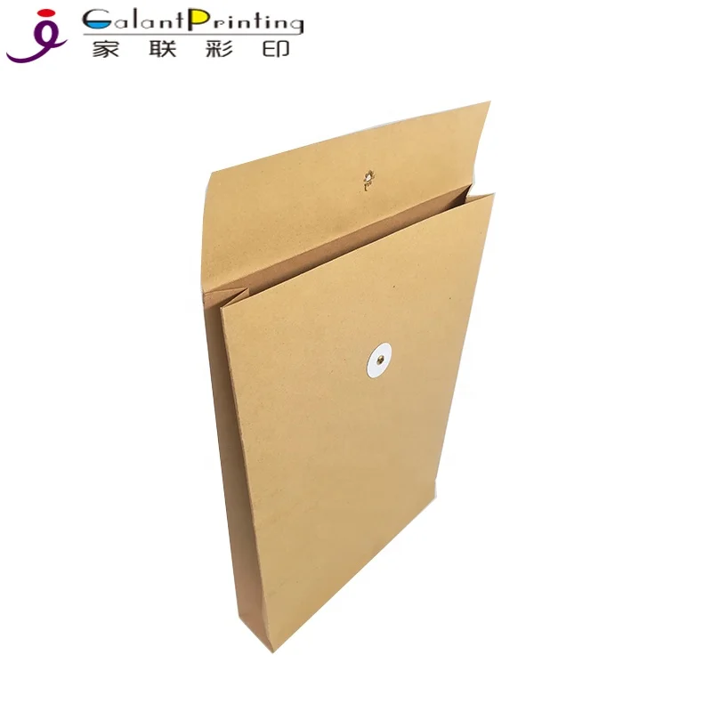 Office Business Envelopes V-base String Tie Closure Foldable 120gsm ...