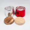 Whosale mercury glass candle jar for christmas tree decoration