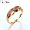 Jewelry mass production silver jewelry ring pink gold rings for women
