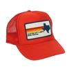 Free sample custom foam mesh polyester trucker cap plain