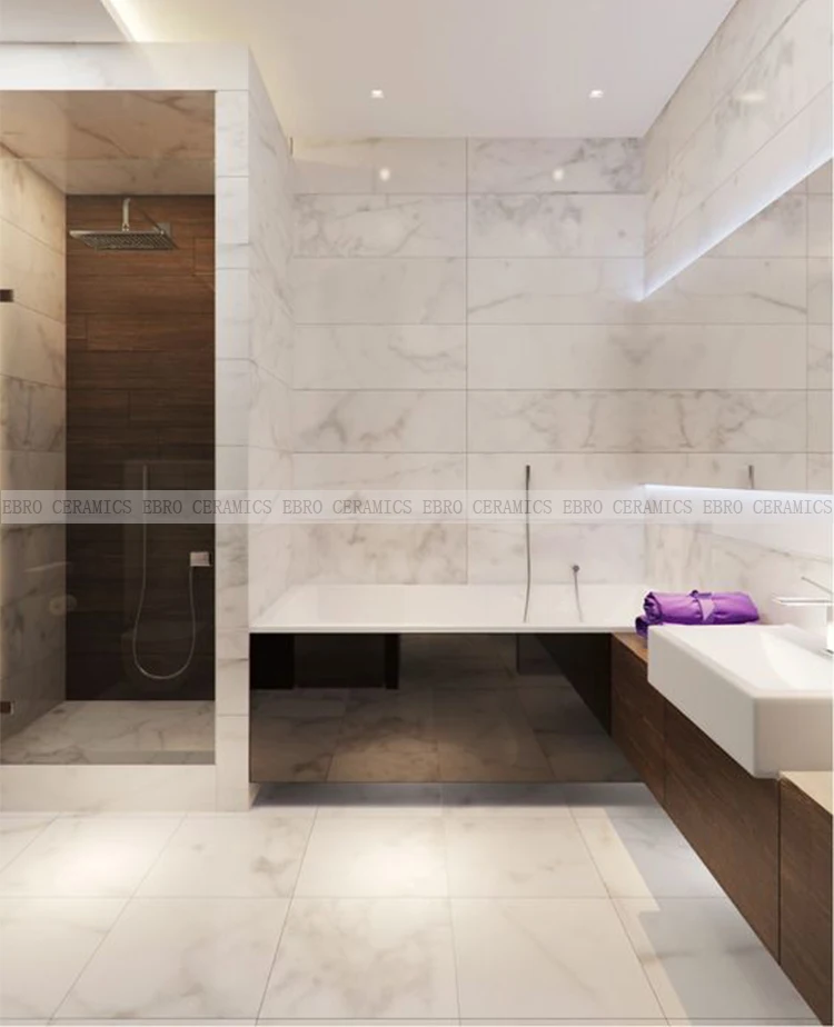 Ebro Ceramic Modern Look Bathroom Wall And Floor Tile Design 30x60